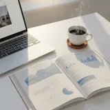 AI guidebook on a desk